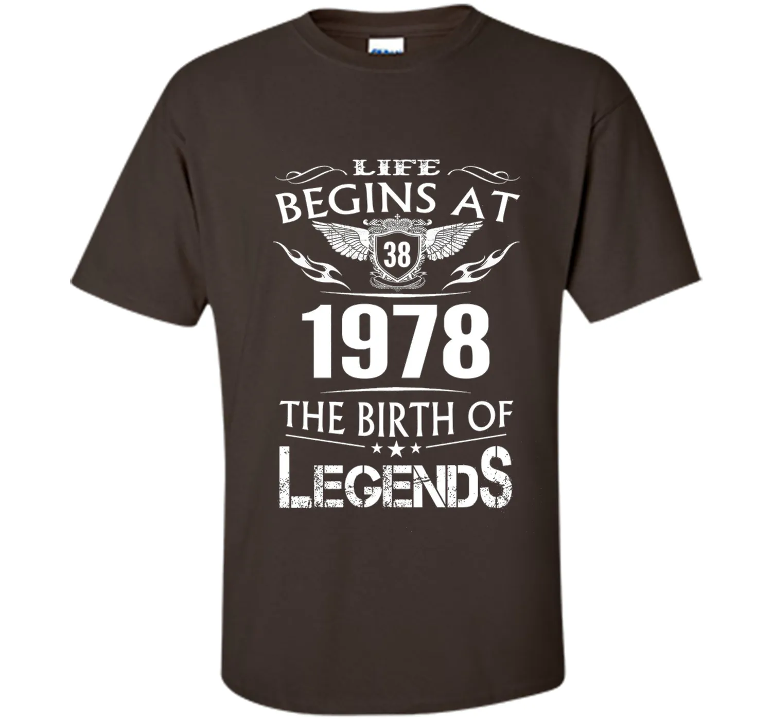 Life Begin At 38 - 1978 Birth Legends 38th Birthday T-shirts