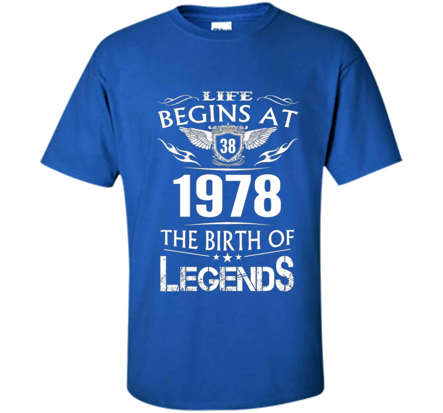 Life Begin At 38 - 1978 Birth Legends 38th Birthday T-shirts