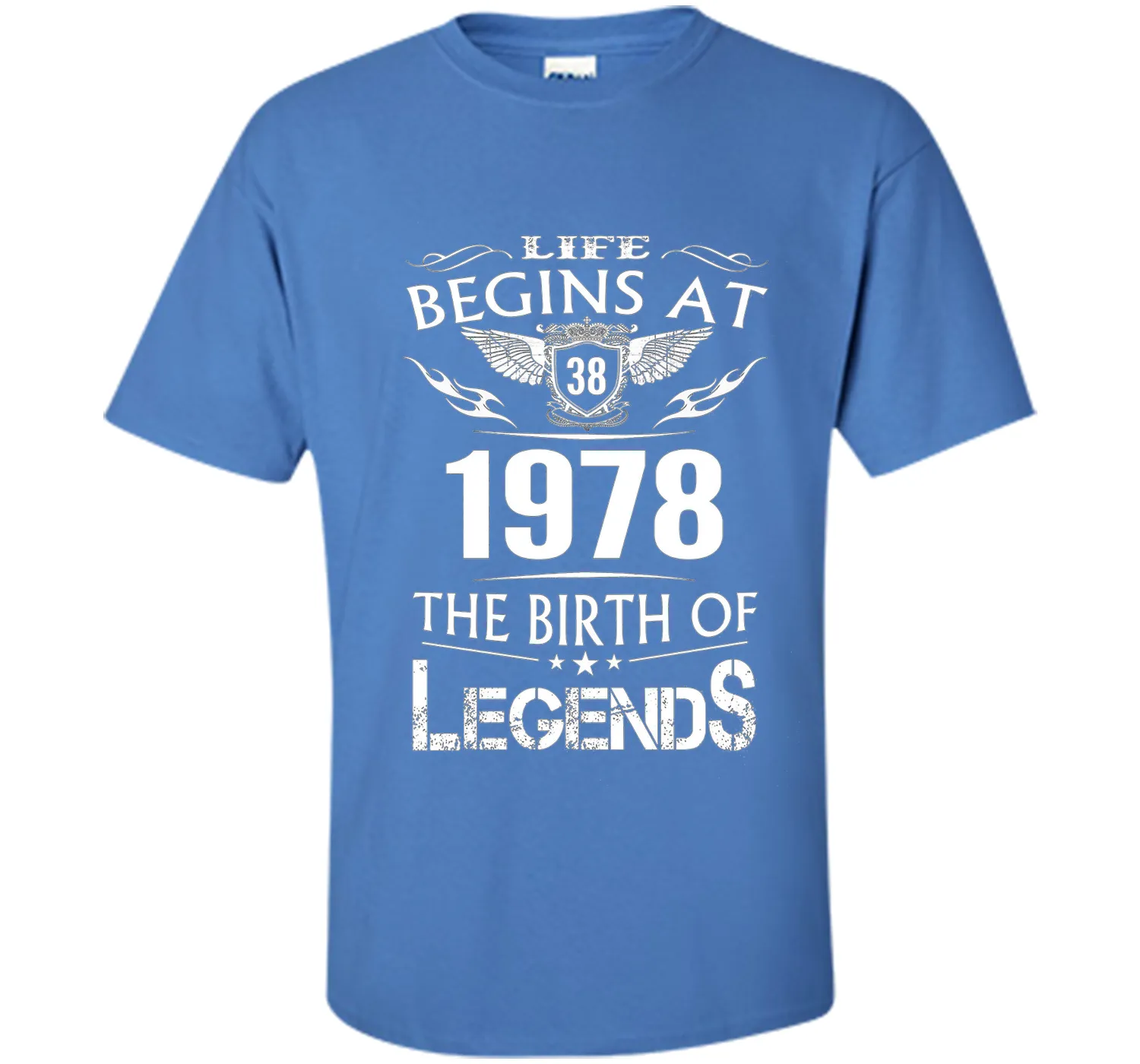 Life Begin At 38 - 1978 Birth Legends 38th Birthday T-shirts