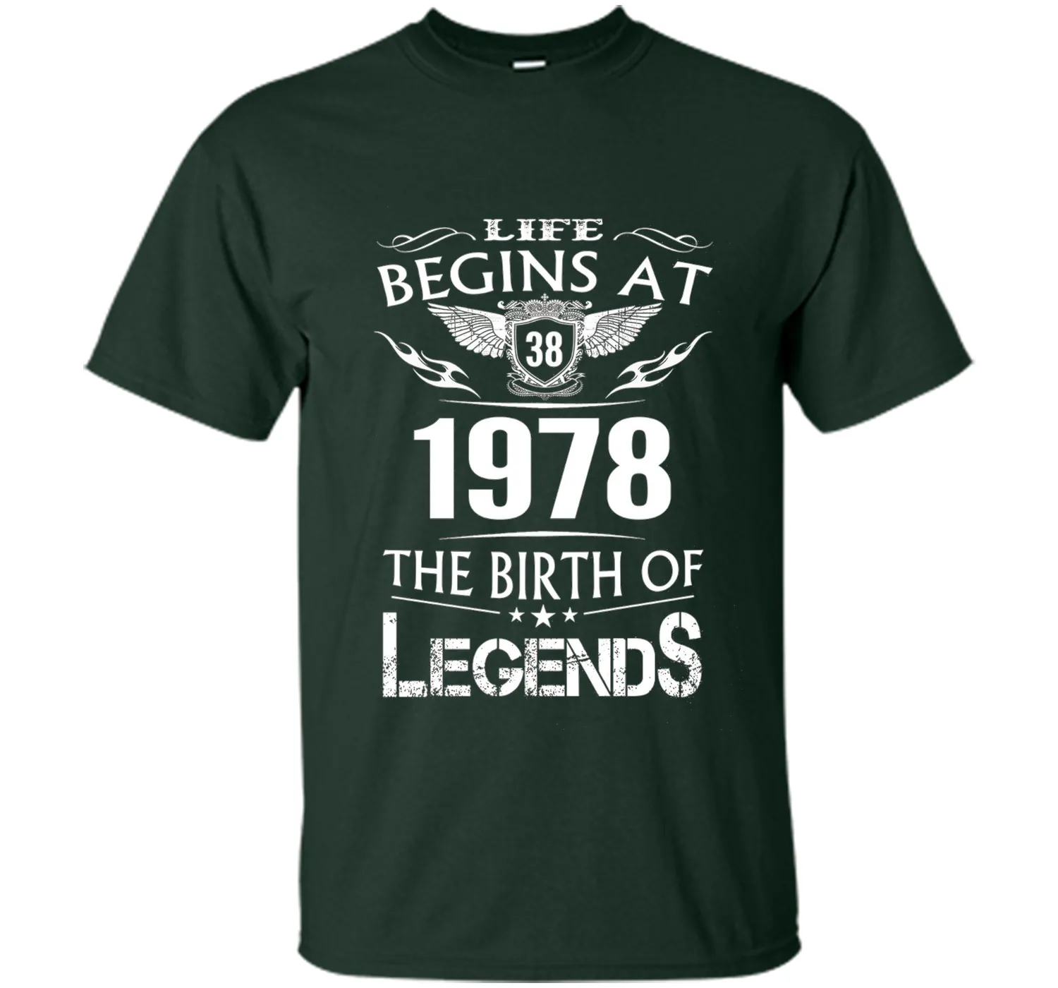 Life Begin At 38 - 1978 Birth Legends 38th Birthday T-shirts