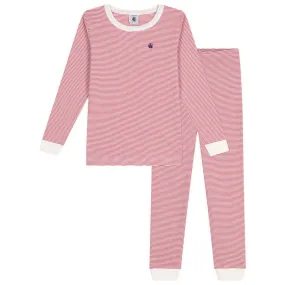long sleeved striped top & pant set