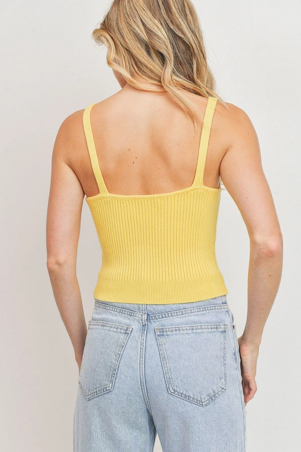 Luxe Rib Knit Sleeveless Top