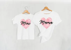 Mama & Mini Matching Valentines Day T-Shirts