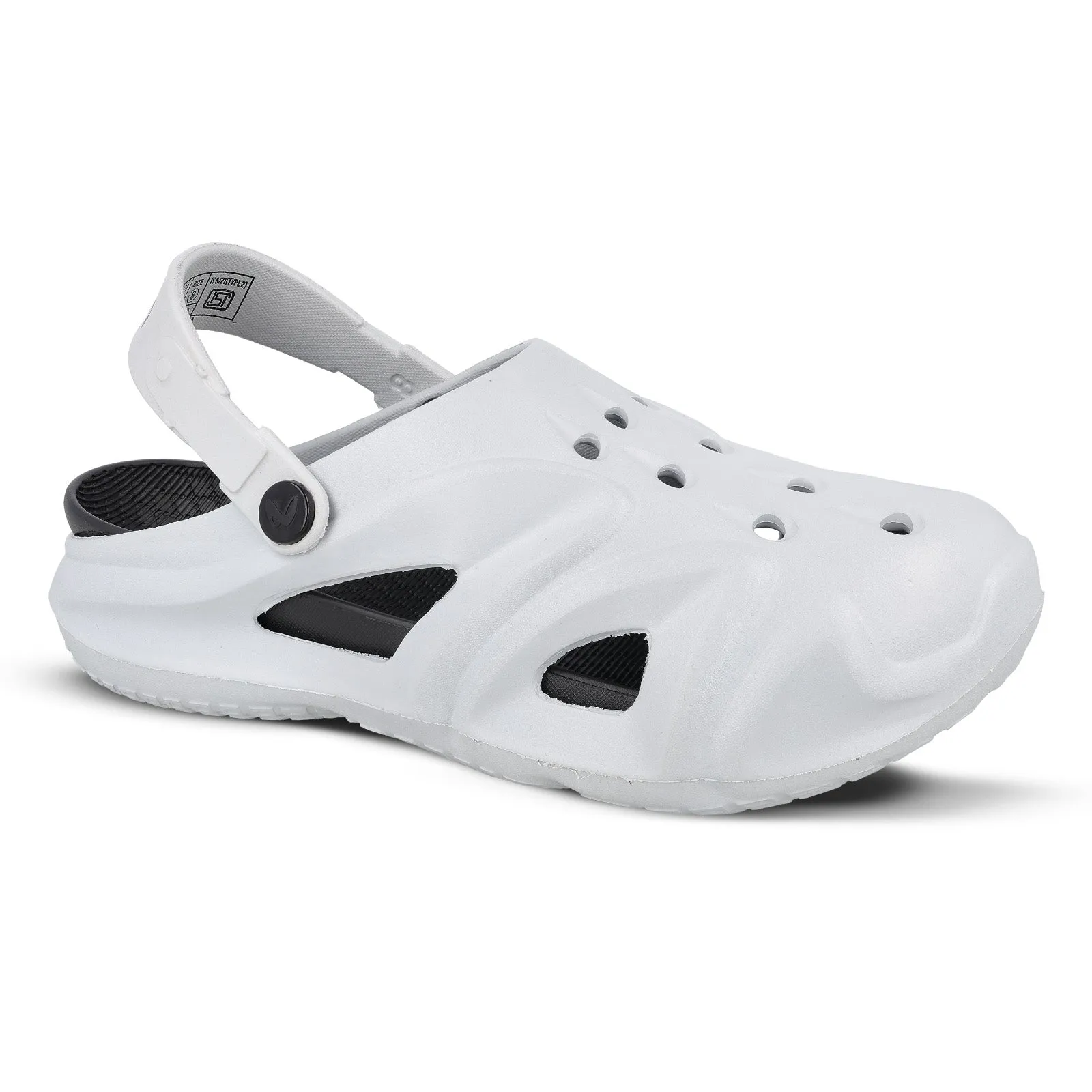 Men's Clogs  - WC8772 Grey Black