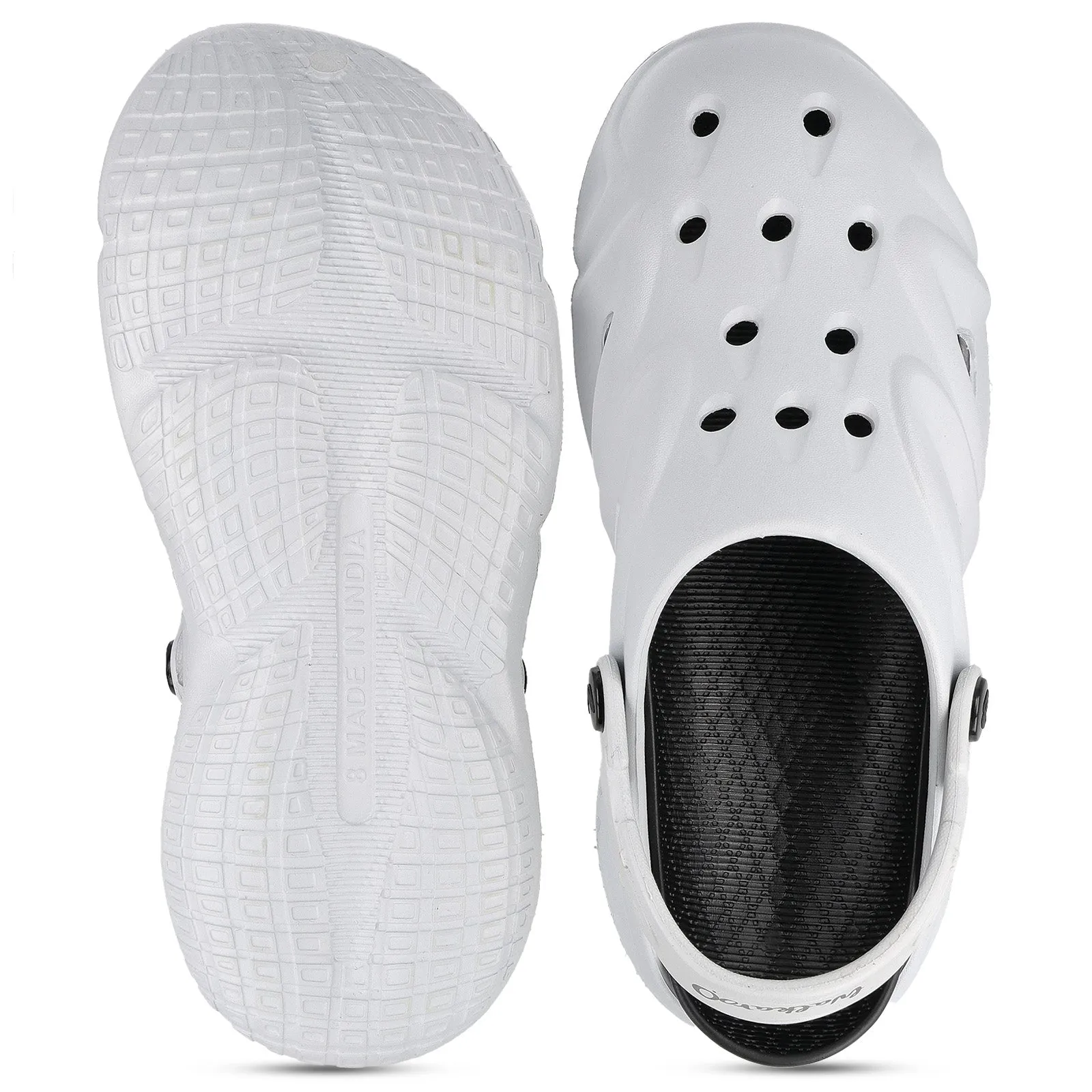 Men's Clogs  - WC8772 Grey Black