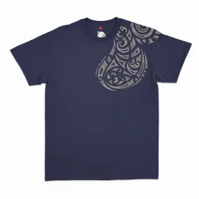 Mens Maori T Shirt - Shoulder Tattoo