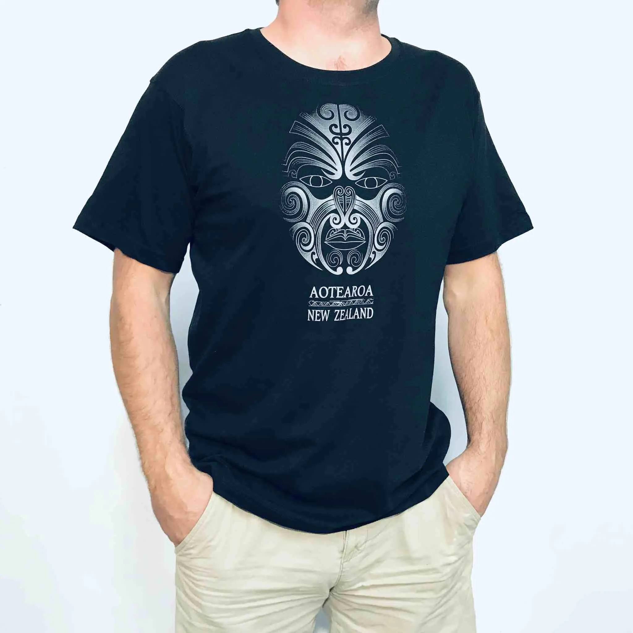 Mens Maori T Shirt - Ta Moko