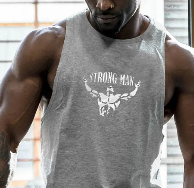 Men's Sleeveless Tank Tops  Bodybuilding Clothing