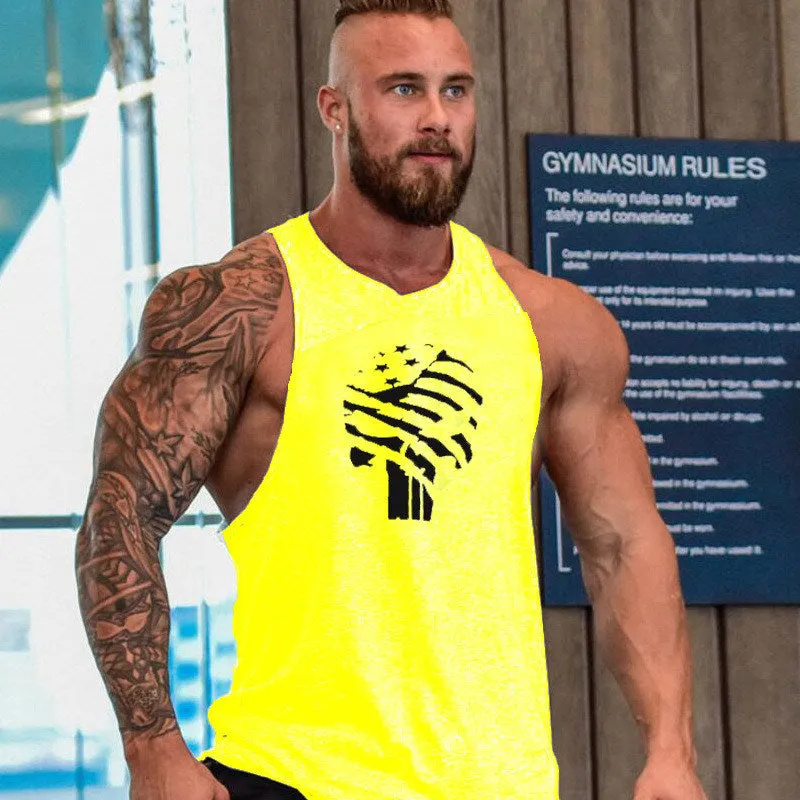 Men's Sleeveless Tank Tops  Bodybuilding Clothing