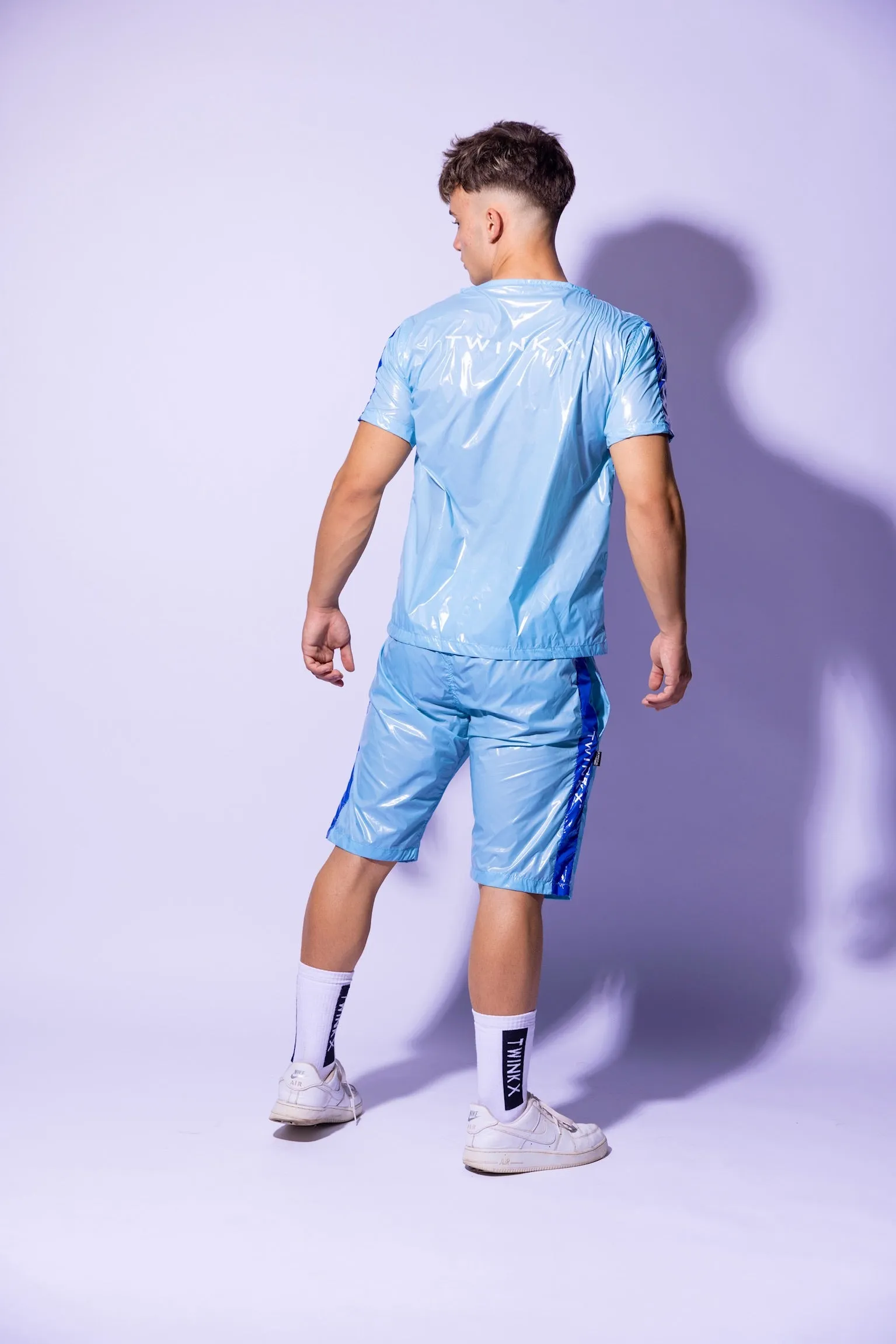 midnight shorts I sky 🧊 ice I nylon