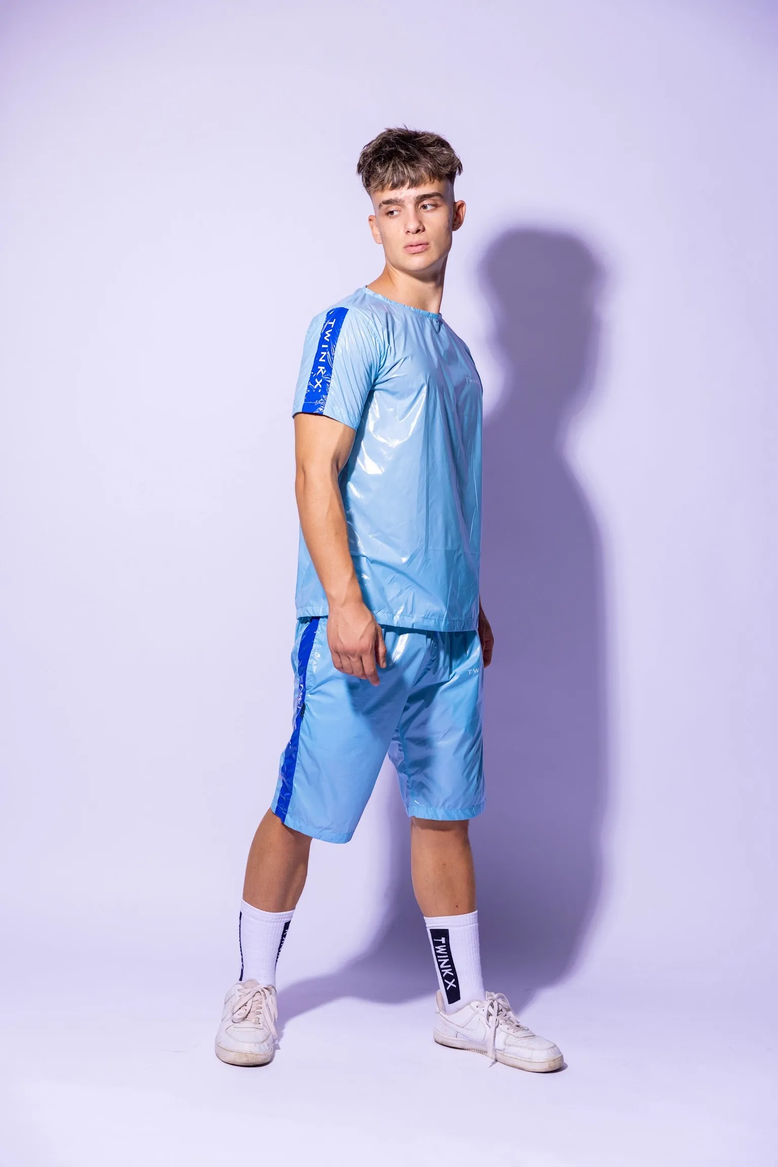 midnight shorts I sky 🧊 ice I nylon