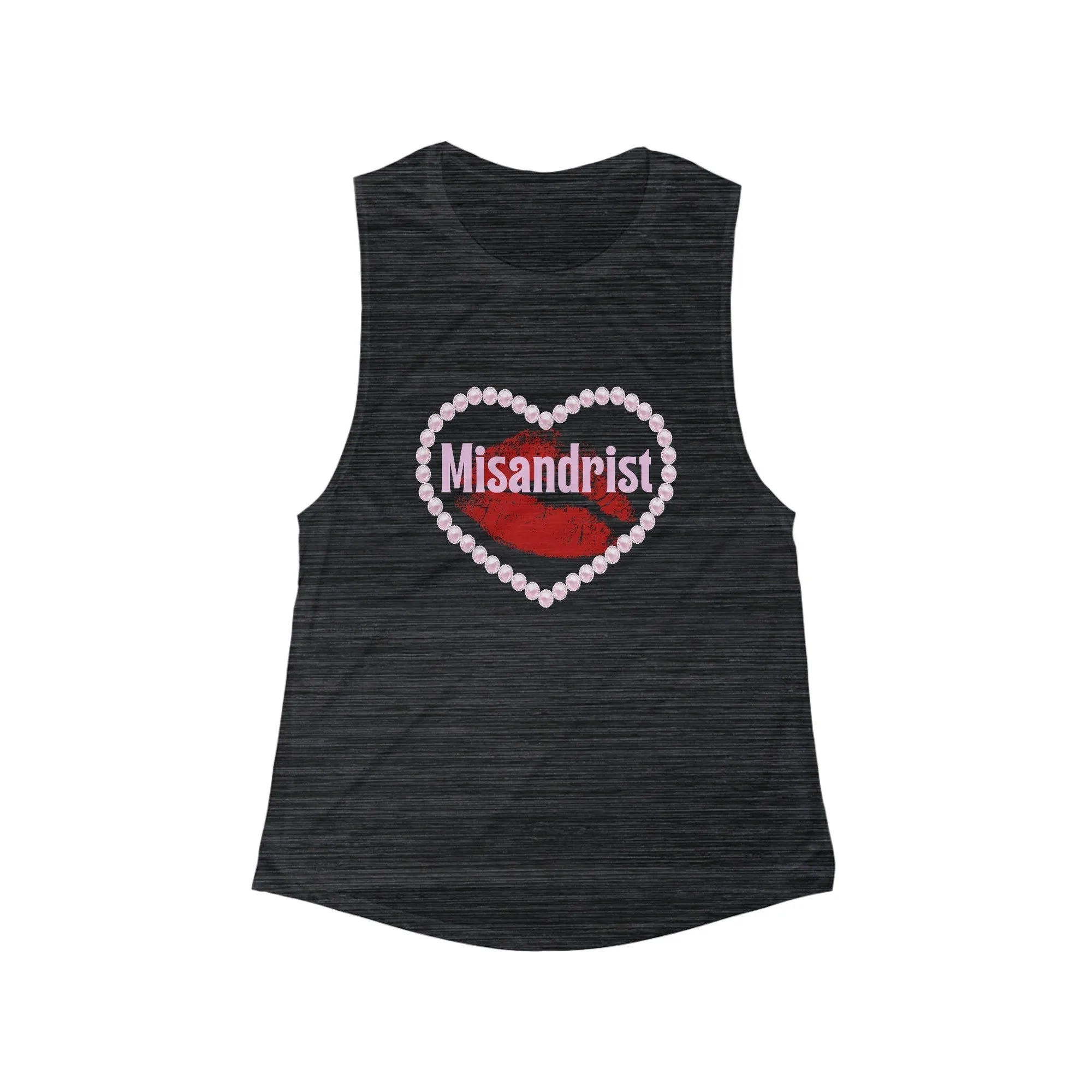 Misandrist 💋 Women's Flowy Scoop Muscle Tank