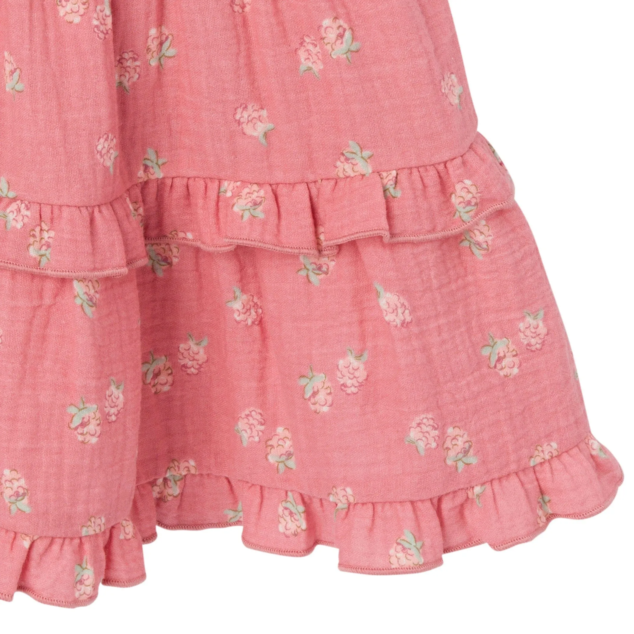 Mommy & Me Pink Raspberries Gauze Dresses Bundle
