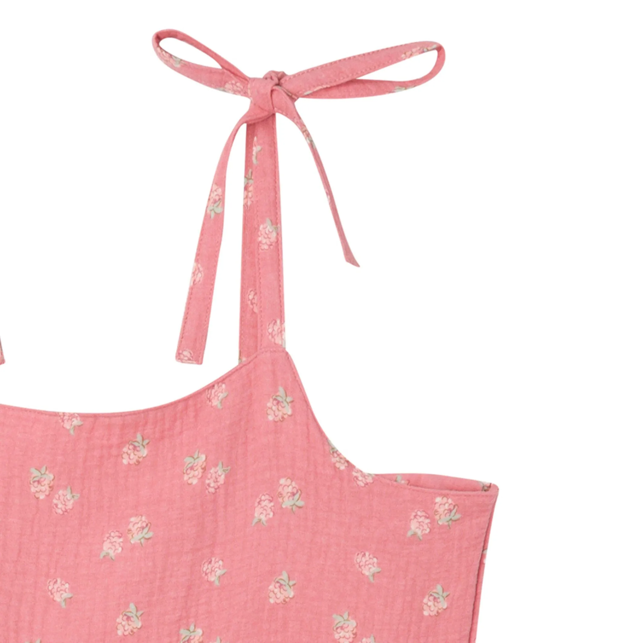 Mommy & Me Pink Raspberries Gauze Dresses Bundle