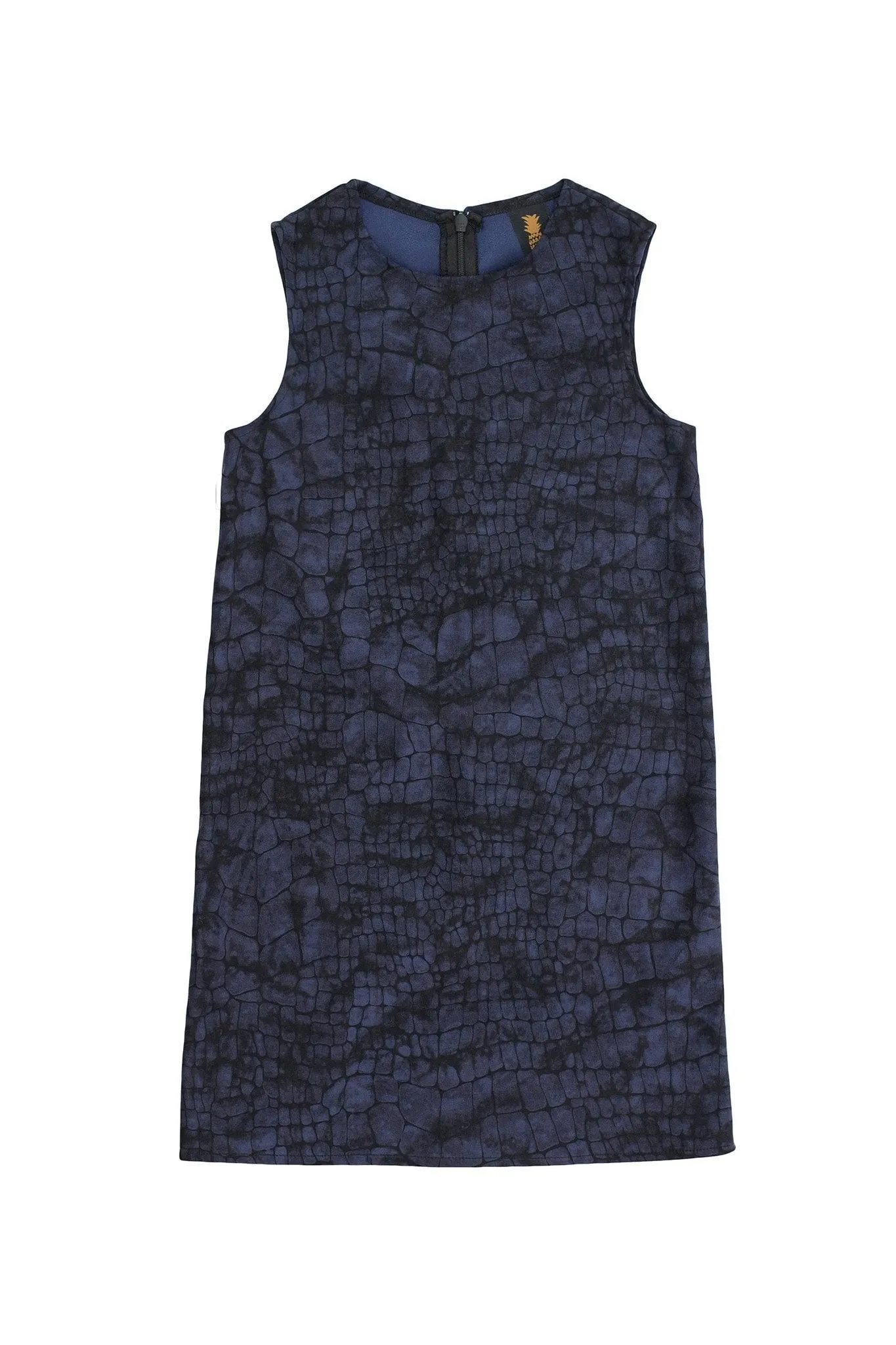 Navy Animal Print Fancy Evening Trendy Designer Mommy and Me Dresses