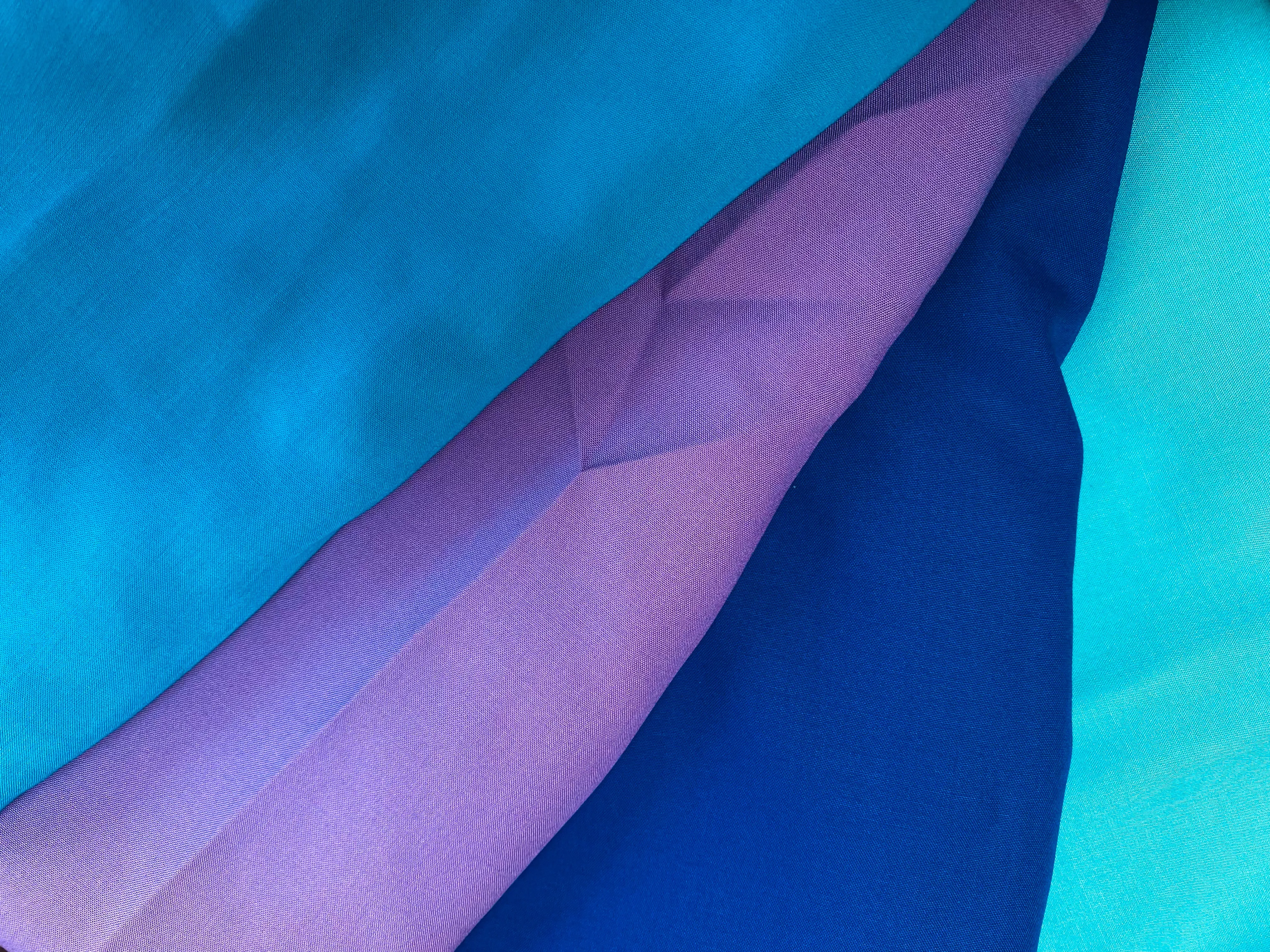 NEW Contessa Zahra 100% Rayon Lightweight Dress Fabric in Turquoise