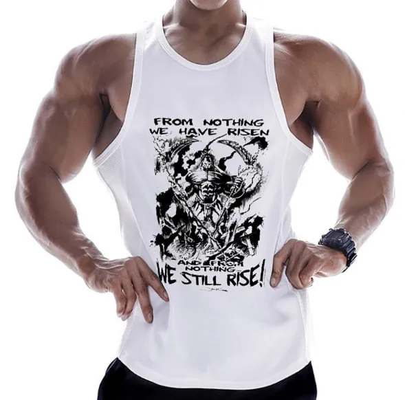 New gyms clothing cotton bodybuilding tank top bodybuilder mens tops sleeveless