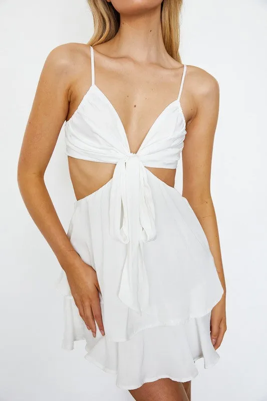 One and Only Collective Draped Cup Cami Mini Dress