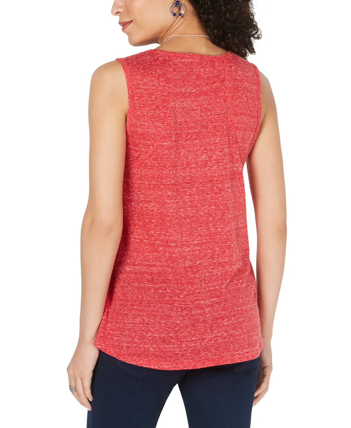 Petite Firework Graphic-Print Tank Top
