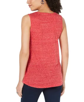 Petite Firework Graphic-Print Tank Top