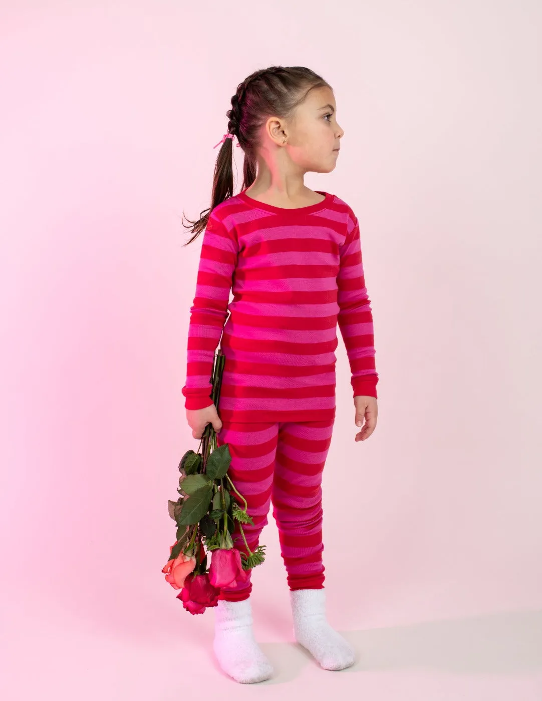 Pink Striped Pajamas