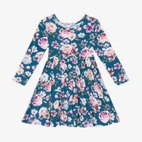 Posh Peanut Keisha L/S Basic Twirl Dress