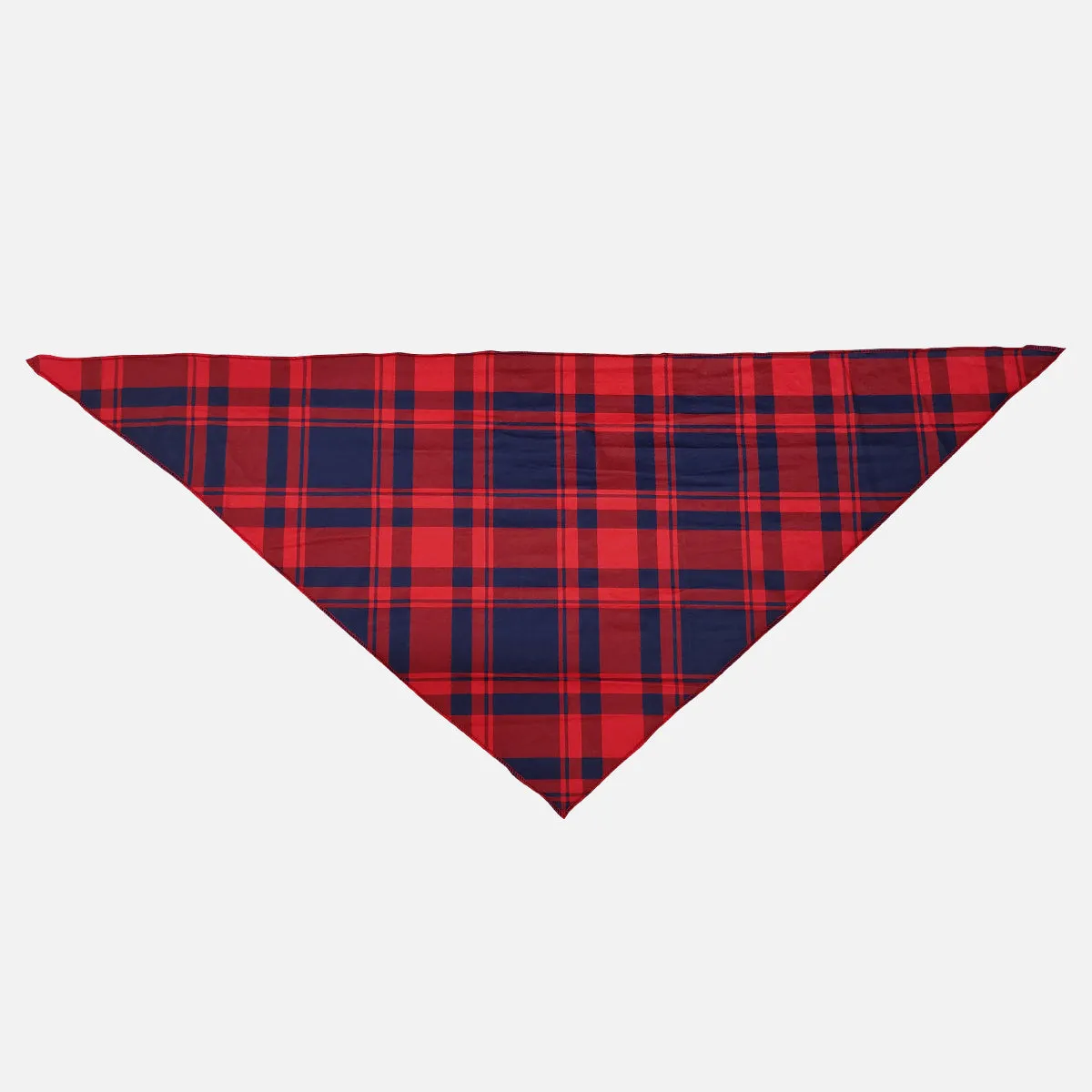 "Family Christmas 2024" Printed Red and Blue Plaid Christmas Matching Pajamas