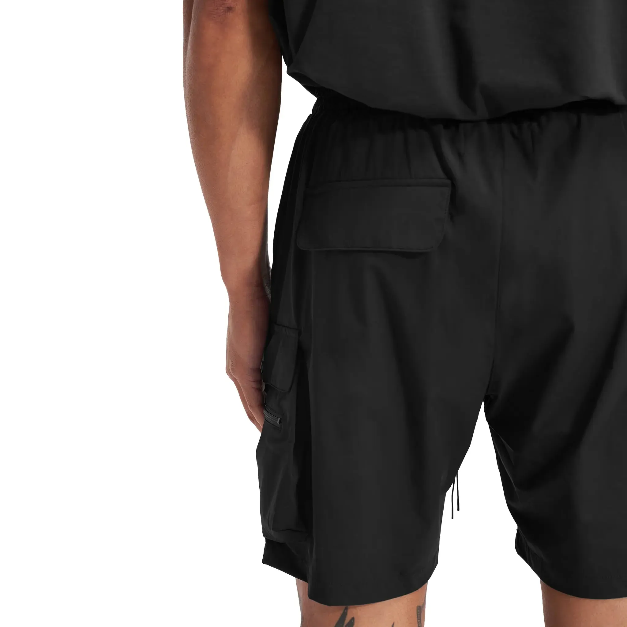 Represent 247 Black Shorts