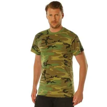 Rothco Vintage Camo T-Shirts / Woodland Camo