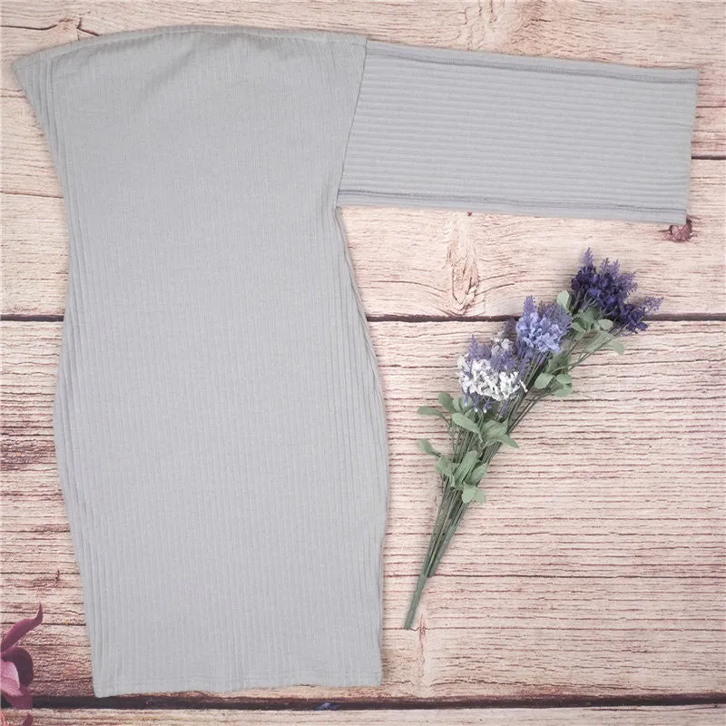 Sexy One Shoulder Bodycon Short Dress