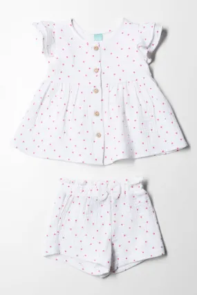 Shorts Set White