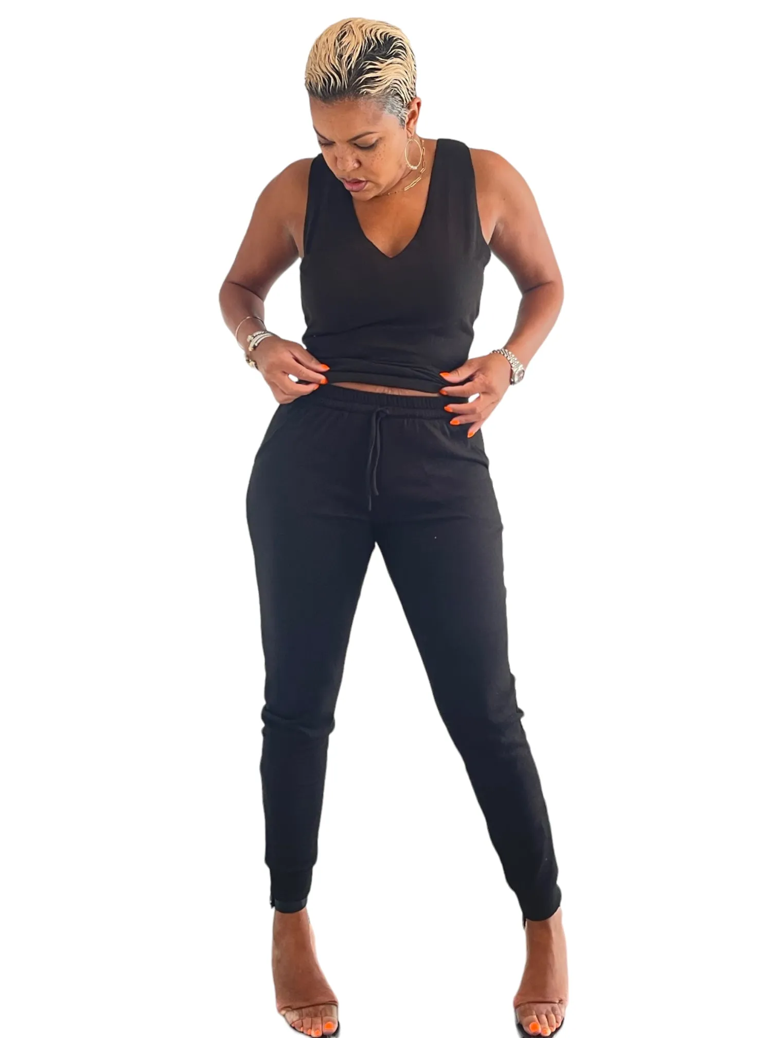Simple Zen Tank- Black
