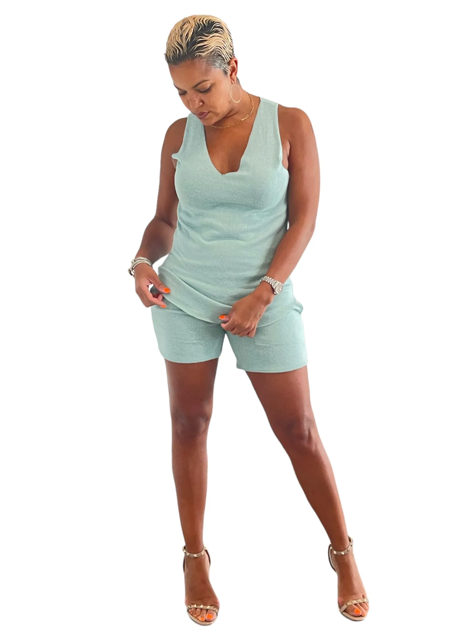 Simple Zen Tank- Desert Green