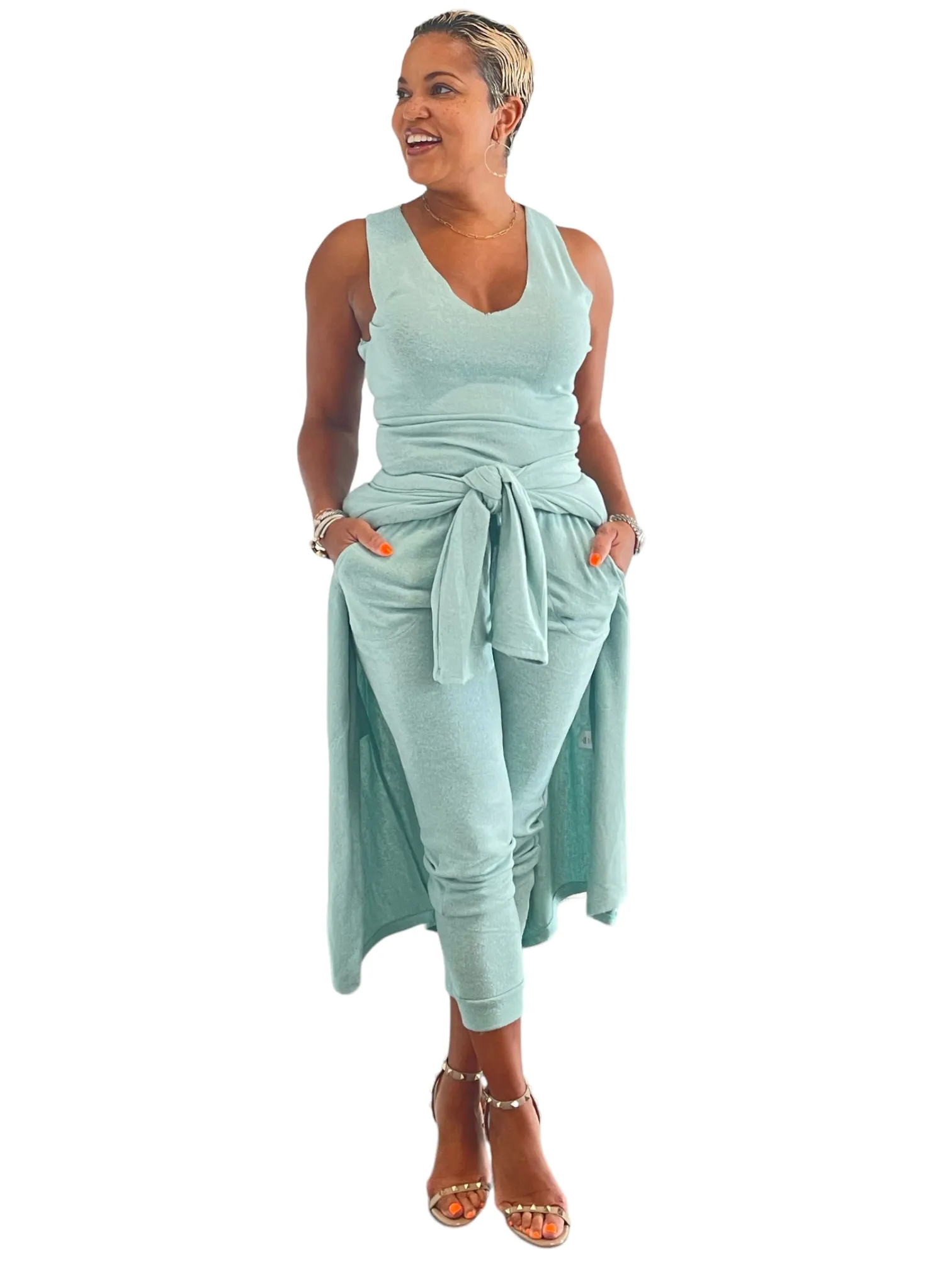 Simple Zen Tank- Desert Green