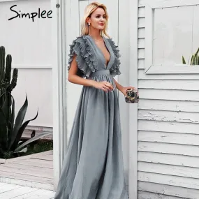 Simplee Elegant Long Dresses