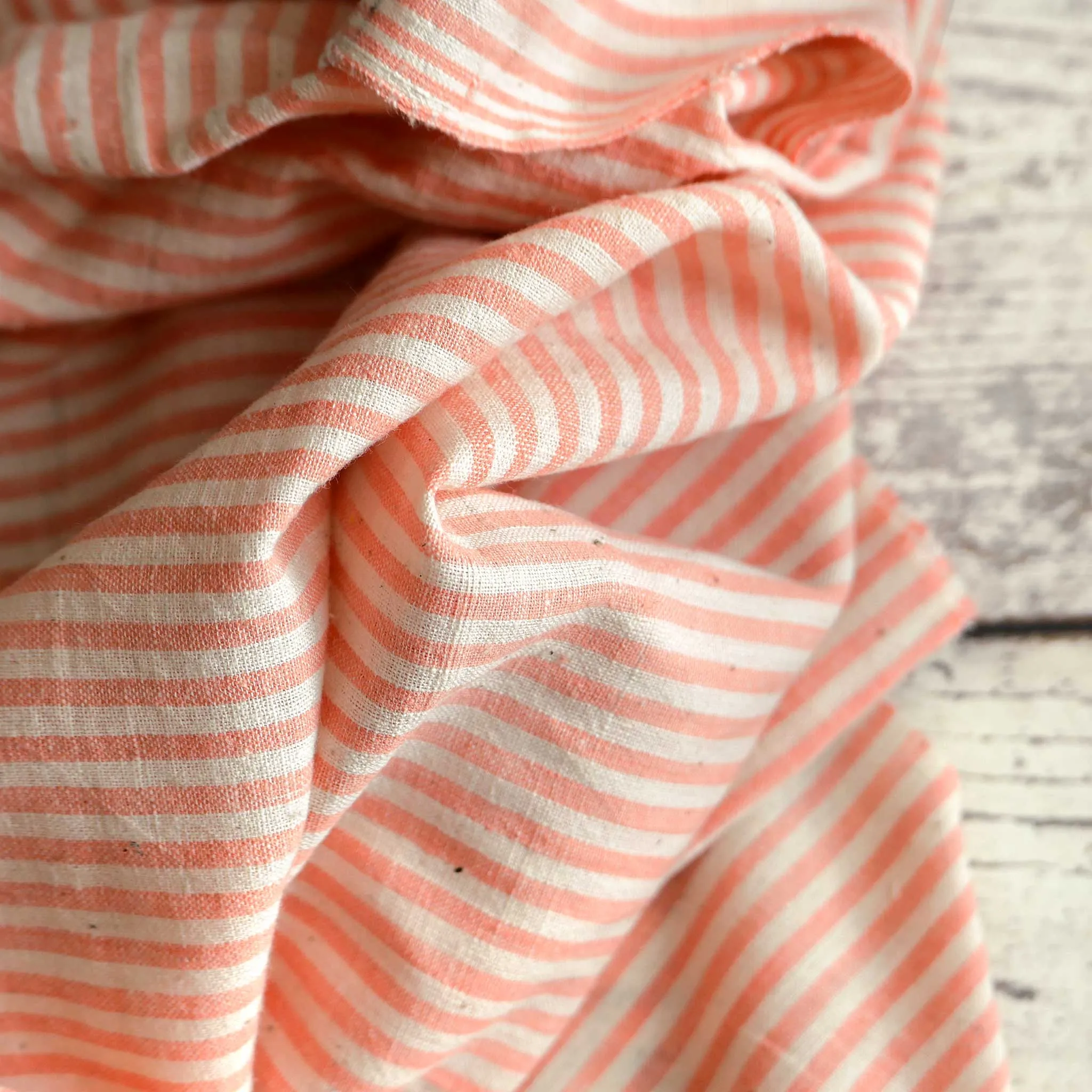 Stripe Handloom Coral