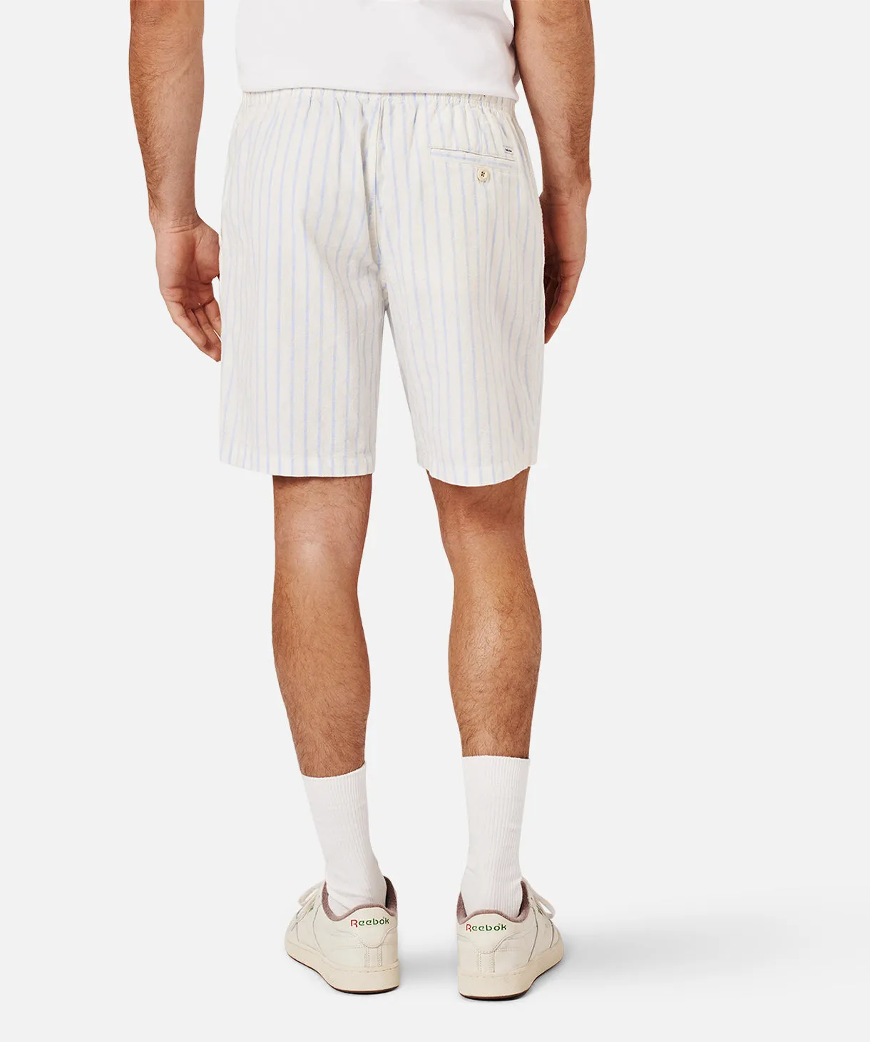 The Rhodes Short - Natural/ Blue