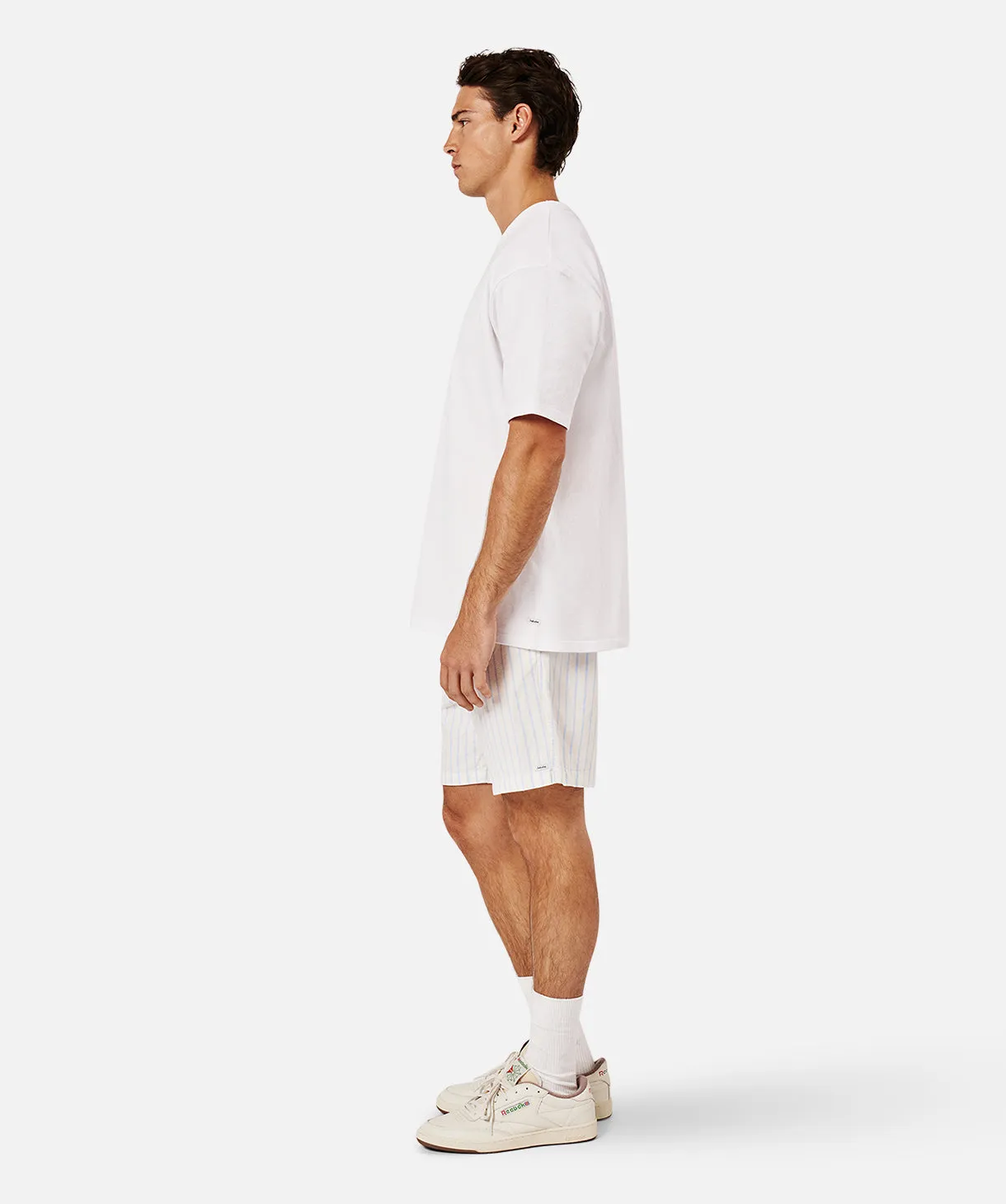 The Rhodes Short - Natural/ Blue