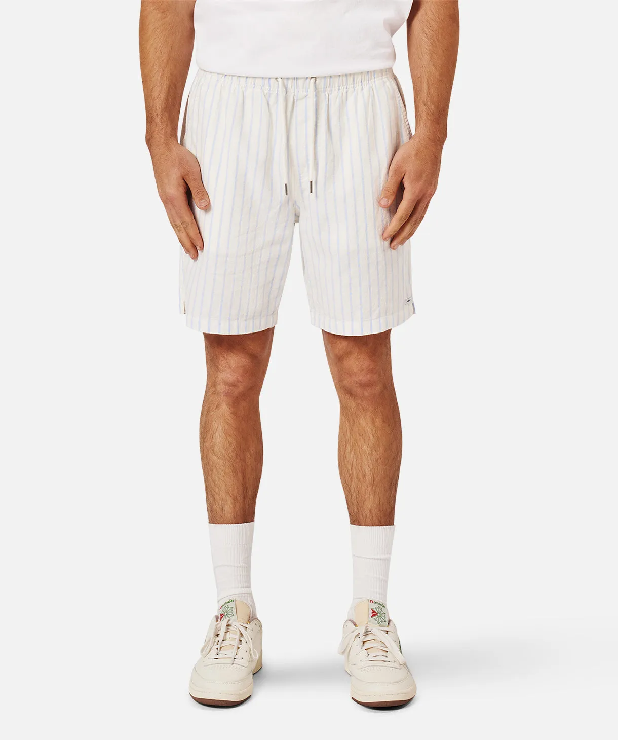 The Rhodes Short - Natural/ Blue