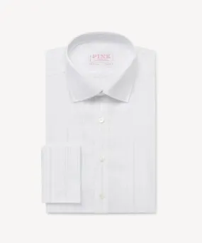 Thomas Pink Classic Fit Formal Satin Textured Stripe Shirt