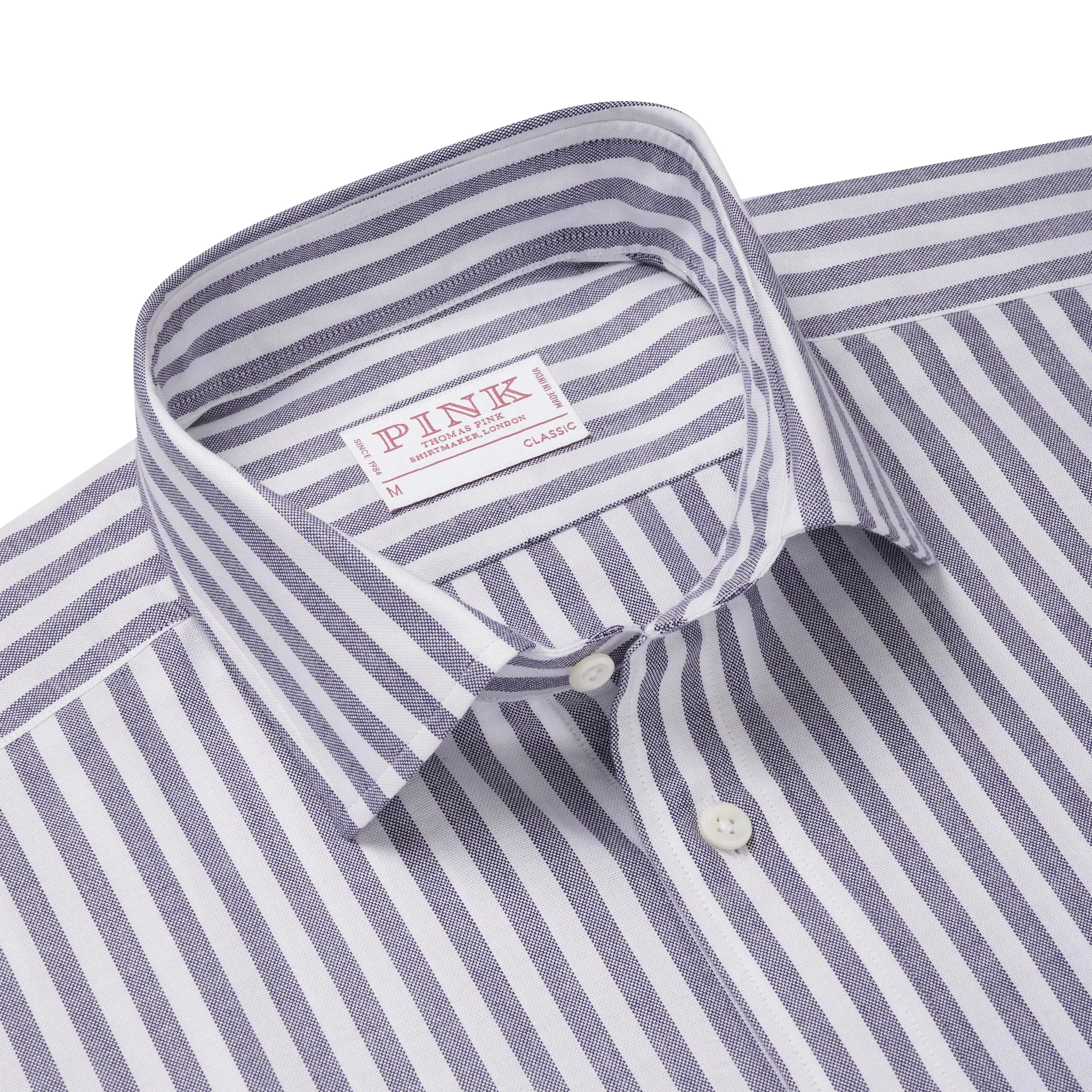 Thomas Pink Classic Fit Smart Casual Woven Stripe Shirt