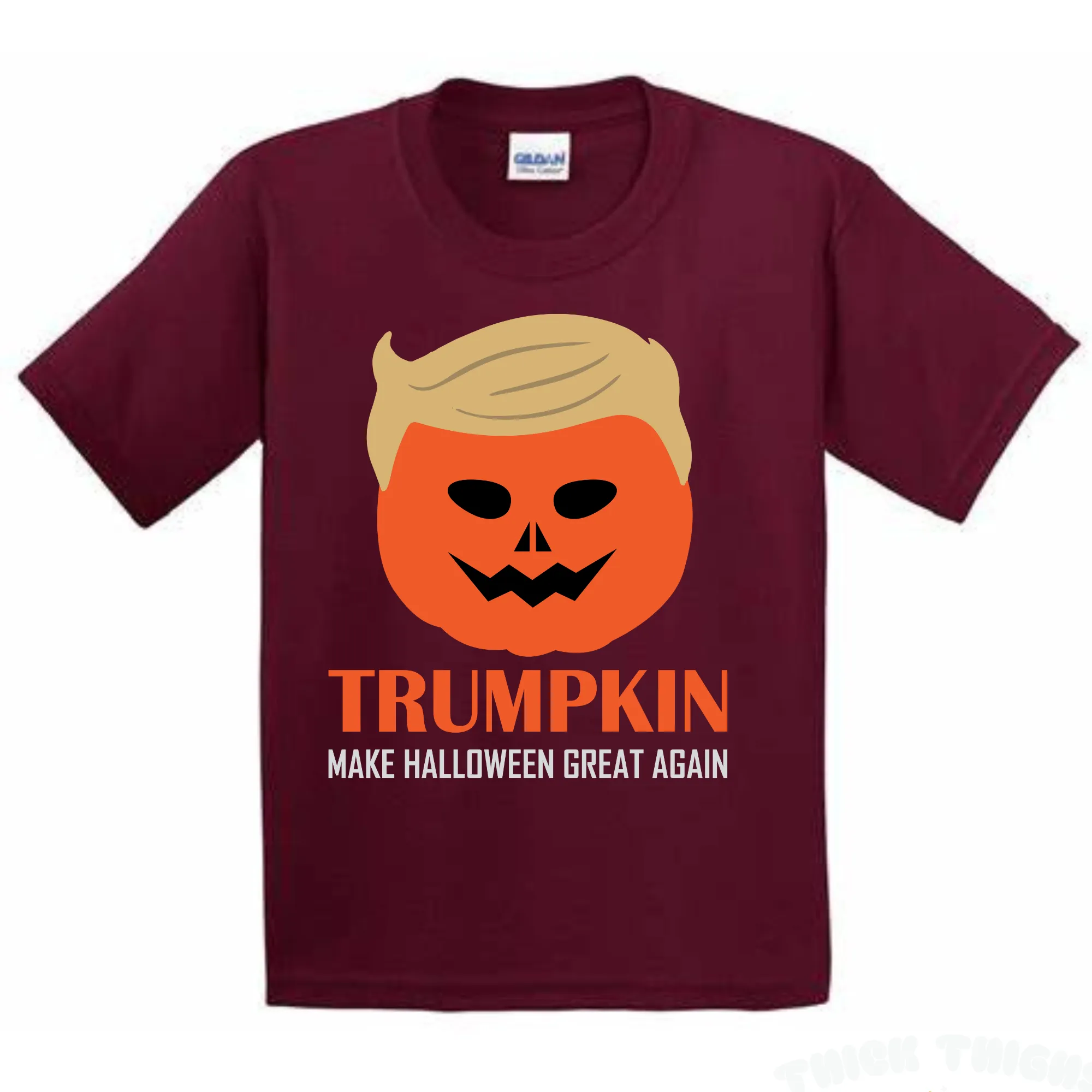 Trumpkin Halloween T-Shirt - Unisex Youth & Adult Sizes