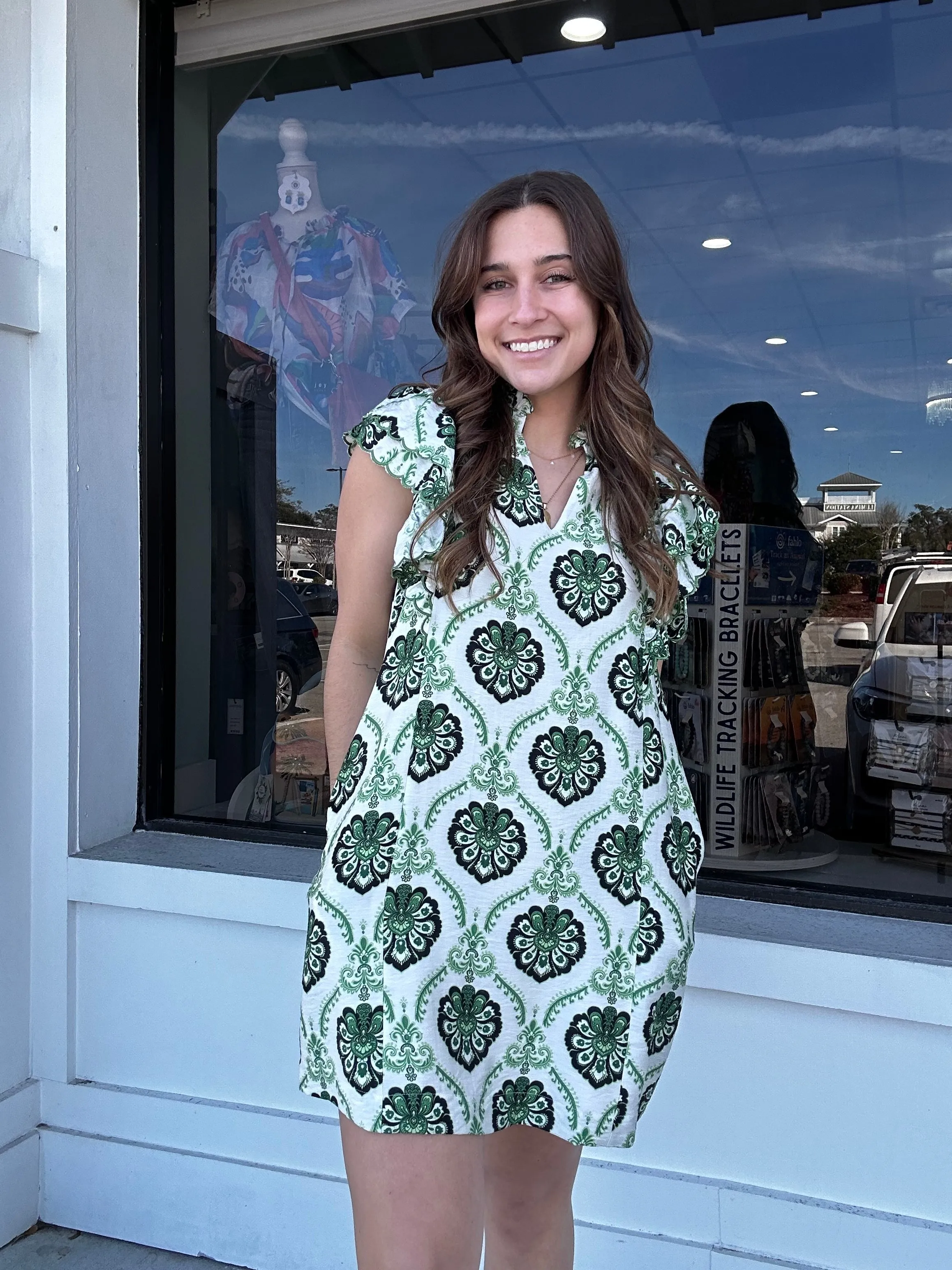 Umgee Suzie Scallop Dress
