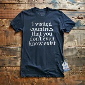 Visited Countries - T-Shirt