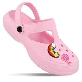 Walkaroo Womens Clogs  - WC8912 Baby Pink