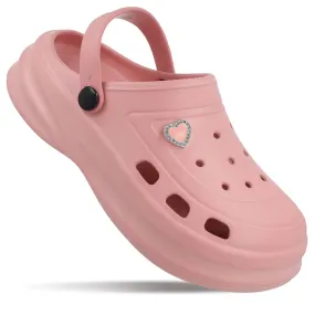 Walkaroo Women's Clogs  - WC8928 Peach