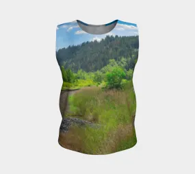 Women's All-Over Loose Regular Tank Top - Edworthy Park CPKC Tracks