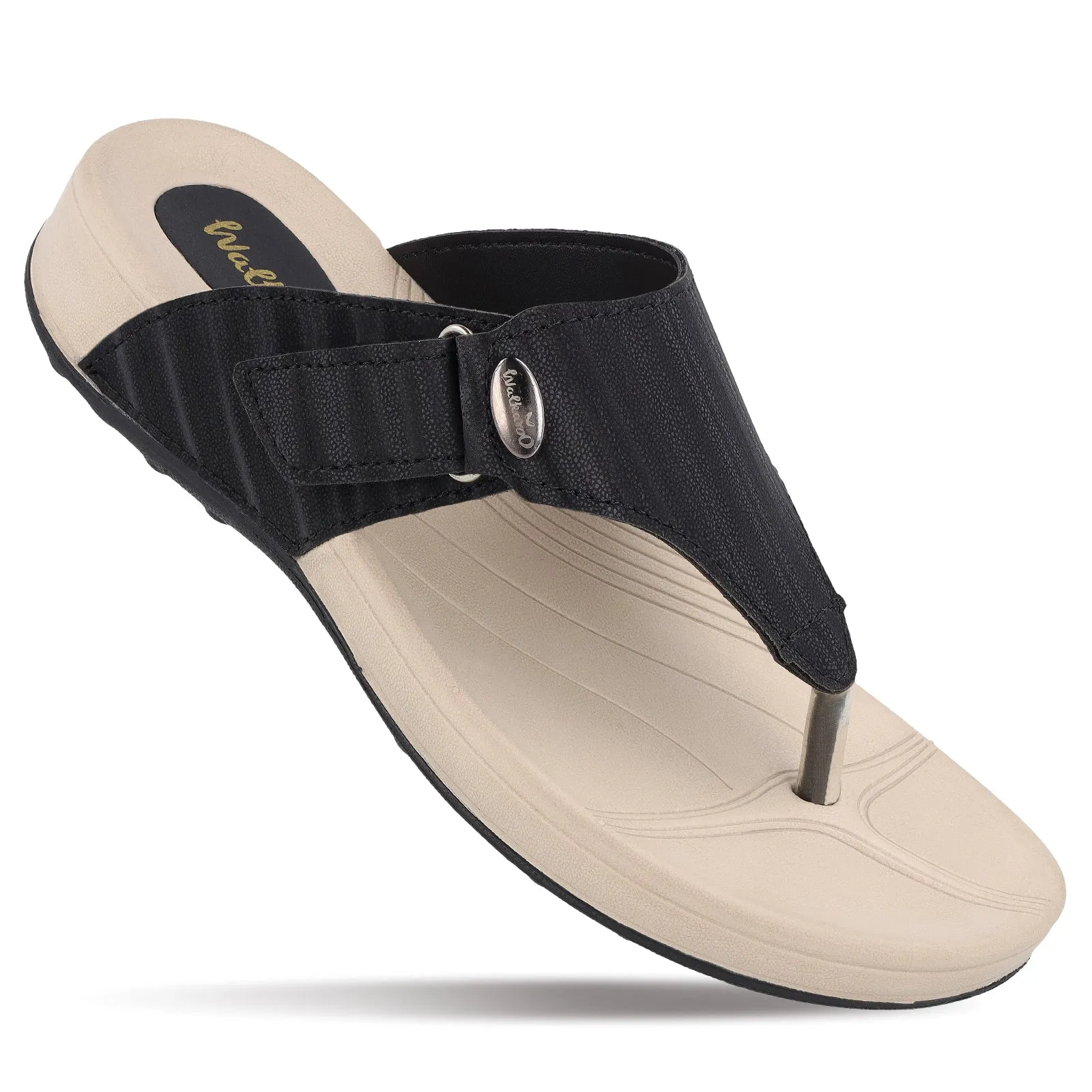 Women's Flip-Flop - WC4989 Black