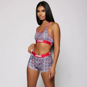 Women's PSD No Thank You Boy Shorts