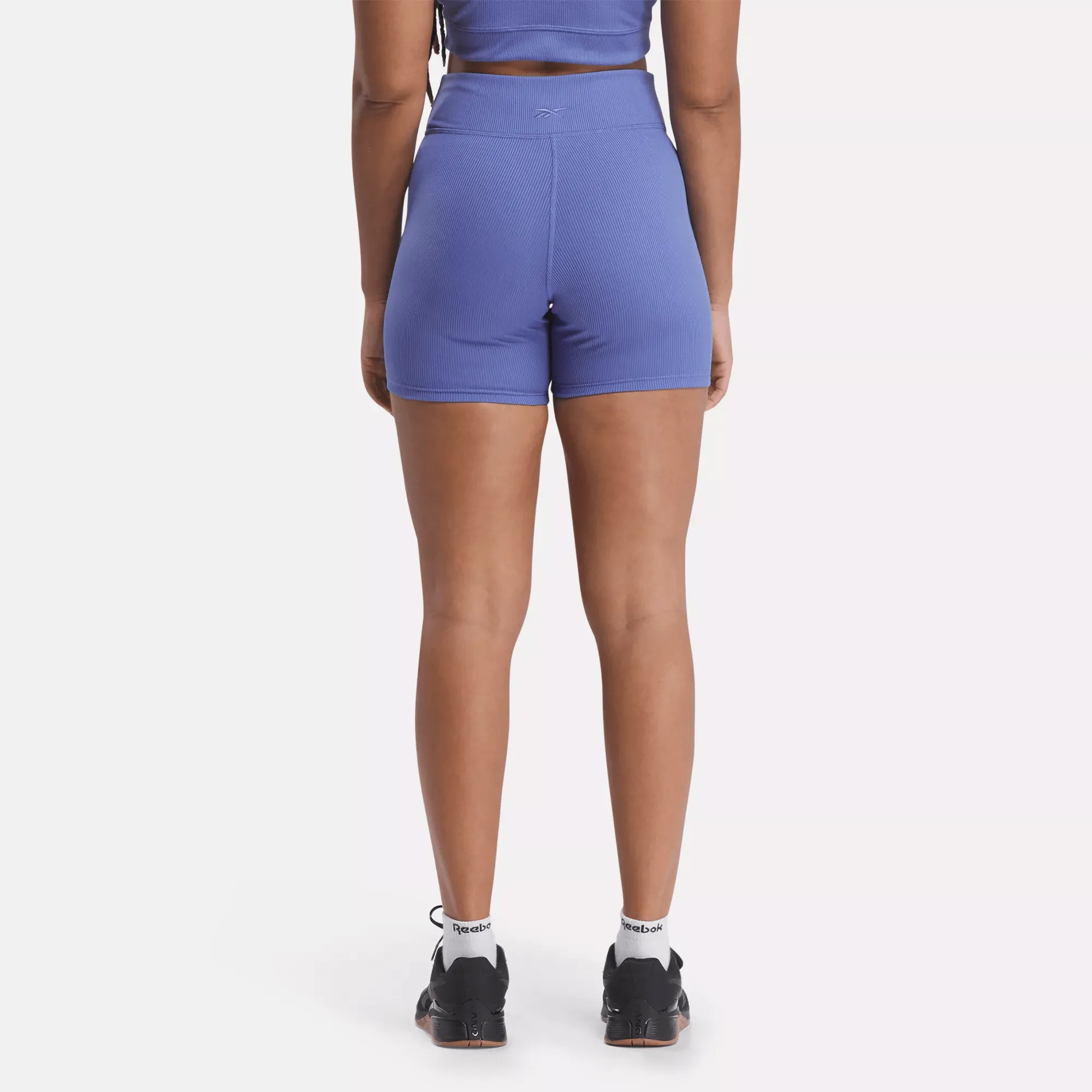 Women's Studio Ribbed High-Rise Bike Shorts